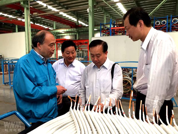 全國總工會領(lǐng)導來皖南電機調(diào)研 全國總工會領(lǐng)導來皖南電機調(diào)研